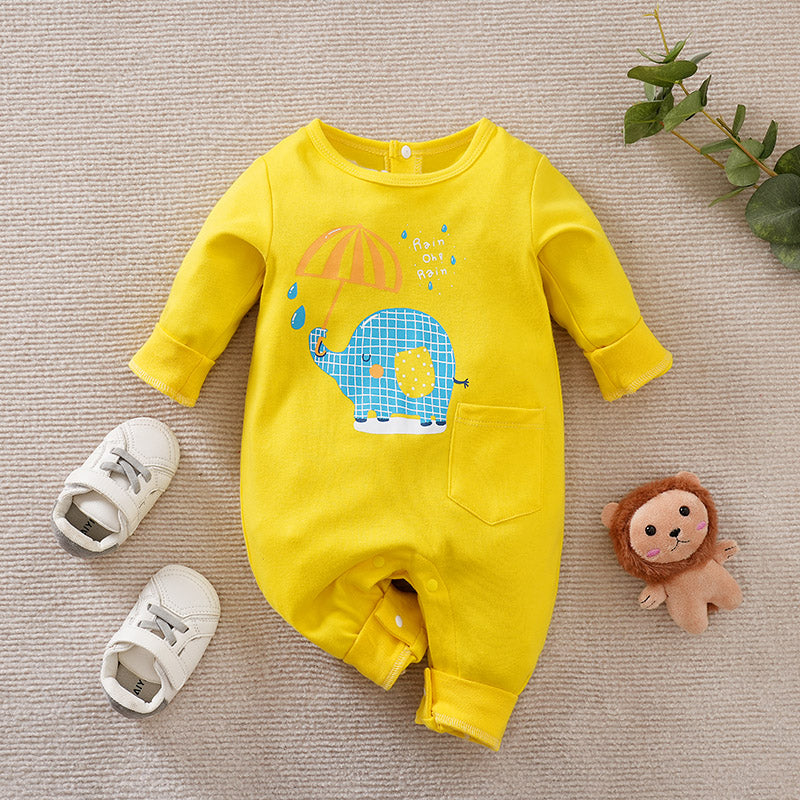 Yellow Jumbo Baby Romper