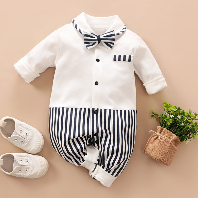 Baby Romper Gift Set Baby boy Gentleman suits -3