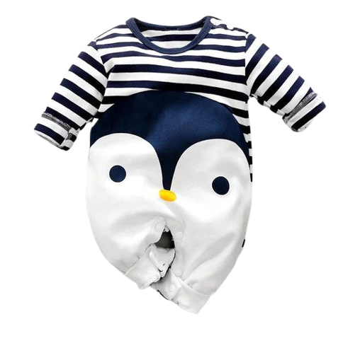 Baby Romper Gift Set Baby Penguin and Baby Dinosaur Romper -2